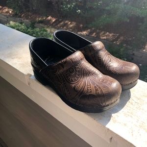 Dansko Tooled Clogs